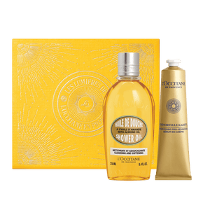 L'Occitane Darilni komplet Immortelle-Karite & Mandelj - prhanje in nega rok