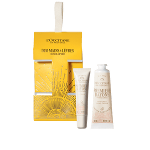 L'Occitane Darilni komplet Objemi & poljubi Premiers Rayons - nega rok in ustnic