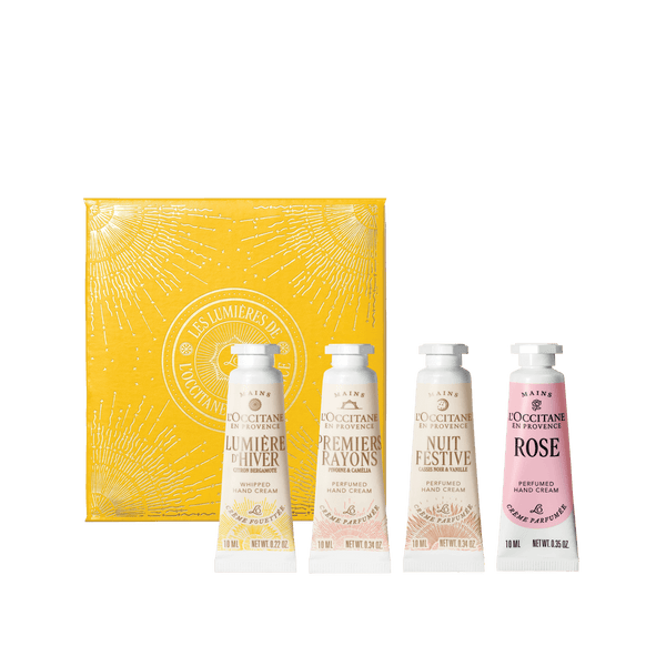 L'Occitane Darilni komplet KVARTET MINI KREM ZA ROKE