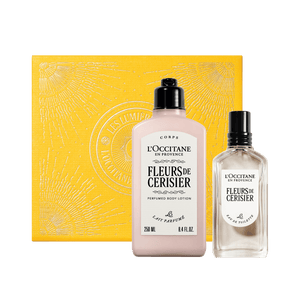 L'Occitane Darilni komplet Fleurs de Cerisier - mleko za telo in dišava