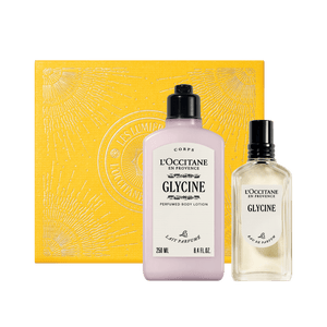 Darilni komplet Glycine - mleko za telo in dišava L'Occitane