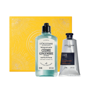 Darilni komplet za moške Cade/Divji brin & Cap Cedrat - prodajni uspešnici za prhanje in po britju L'Occitane