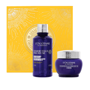 L'Occitane Darilni komplet Žlahtna immortelle - pomlajevalna nega obraza in vodica