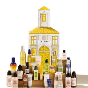 L’Occitanov kozmetični adventni koledar 2025 je prispel – prodajne uspešnice za nego obraza in telesa (brez ozadja)