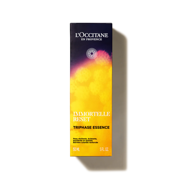 Embalaža izdelka Trifazna esenca za obraz Immortelle Reset L'Occitane