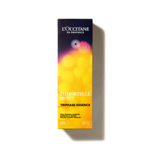 Embalaža izdelka Trifazna esenca za obraz Immortelle Reset L'Occitane