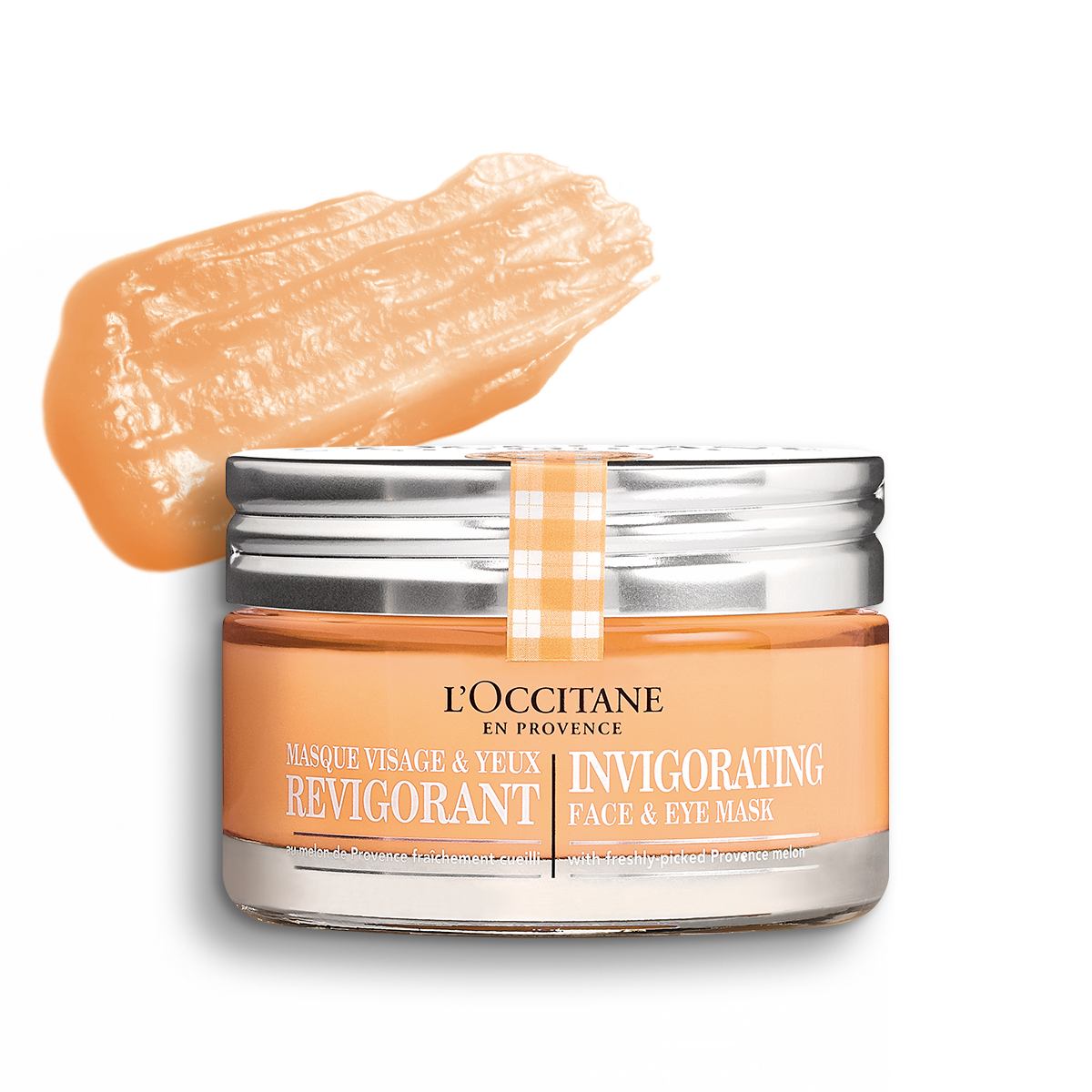 Poživljajoča maska za obraz in oči z melono